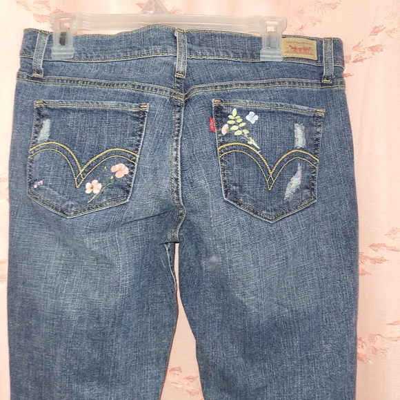 Upcycled Hand Fashioned Levi's - Picture 5 of 7